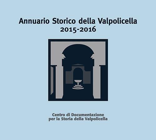 Annuario storico della Valpolicella 2015-2016 - copertina