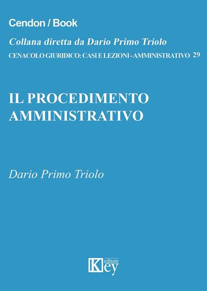 Il procedimento amministrativo - Dario Primo Triolo - copertina