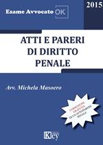 Atti e pareri di diritto penale