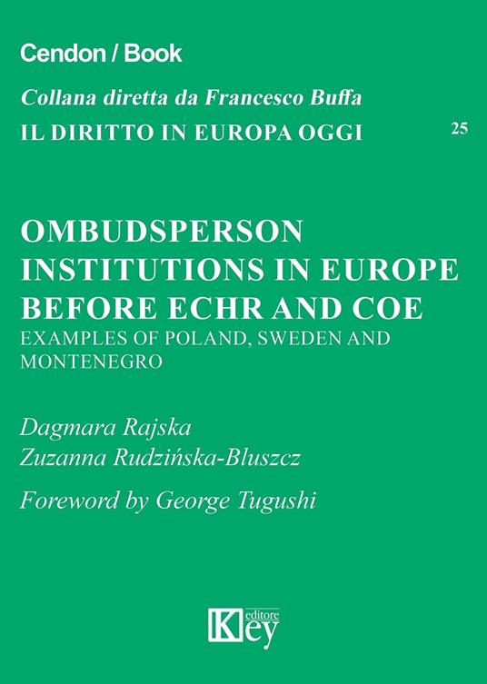 Ombudsperson institutions in Europe - Dagmara Rajska,Zuzanna Rudzinska-Bluszcz - ebook