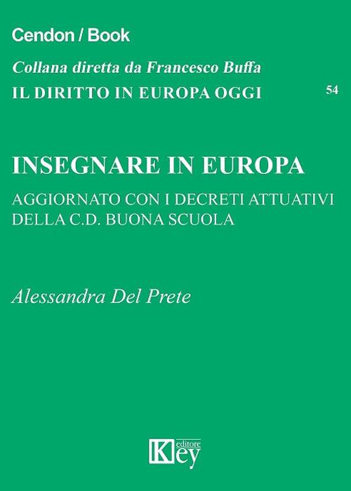 Insegnare in Europa - Alessandra Del Prete - copertina