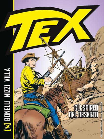 Tex. Gli spiriti del deserto - Gianluigi Bonelli,Claudio Nizzi - copertina