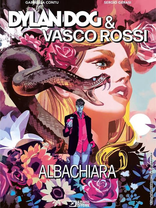 Dylan Dog & Vasco Rossi. Albachiara - Gabriella Contu,Sergio Gerasi - copertina