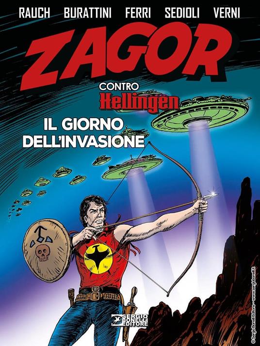 Zagor contro Hellingen. Il giorno dell'invasione - Jacopo Rauch,Moreno Burattini - copertina