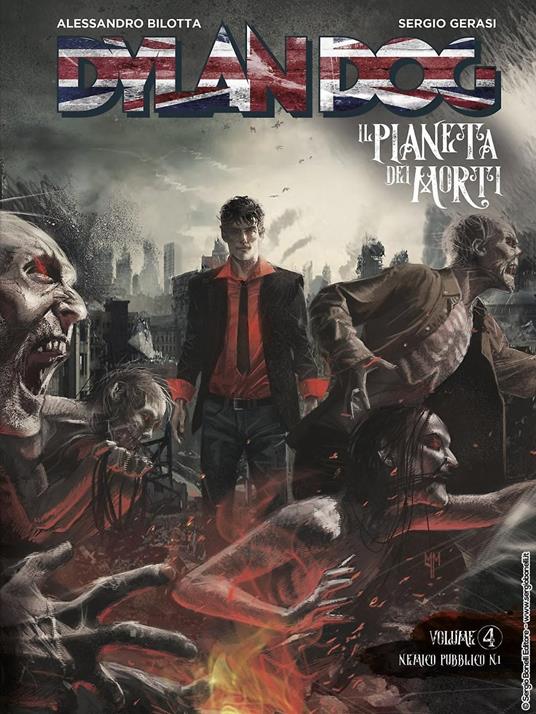 Dylan Dog. Il pianeta dei morti. Vol. 4: Nemico pubblico n. 1 - Alessandro Bilotta - copertina