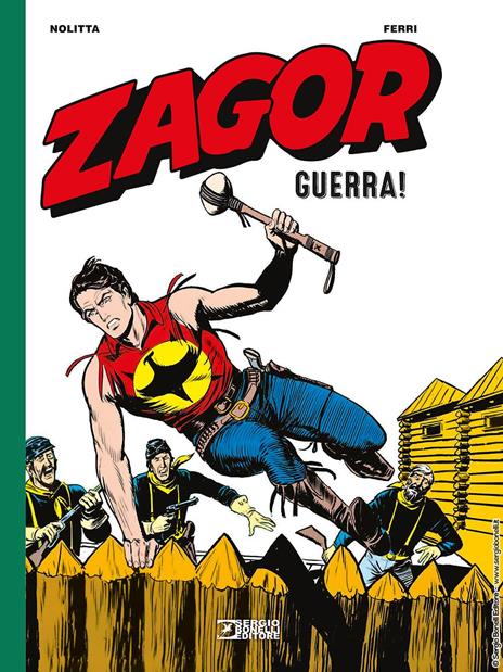 Zagor. Guerra! - Guido Nolitta - copertina