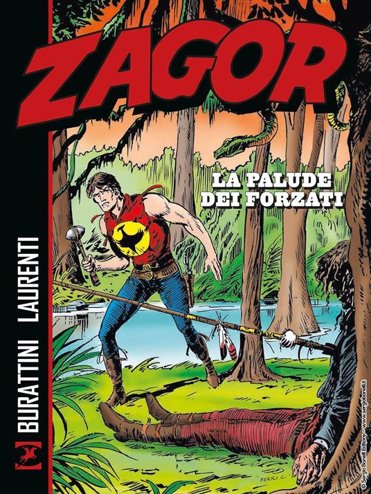 Zagor. La palude dei forzati - Moreno Burattini - copertina