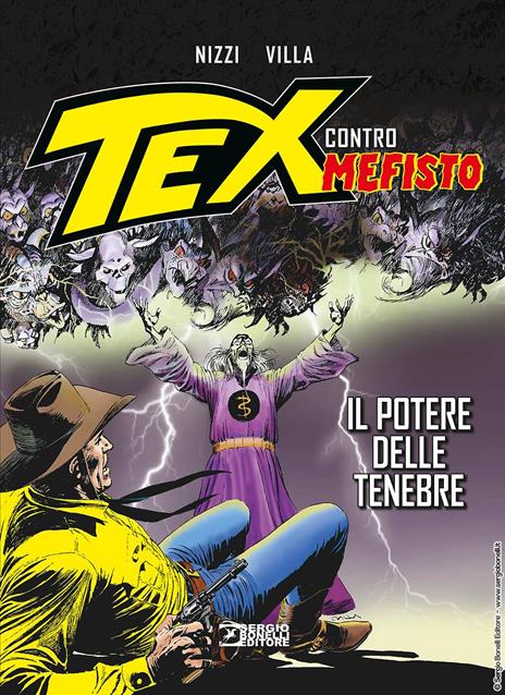 Il potere delle tenebre. Tex contro Mefisto - Claudio Nizzi,Claudio Villa - copertina