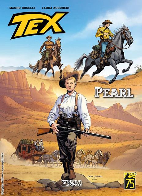 Tex. Pearl - Mauro Boselli - copertina