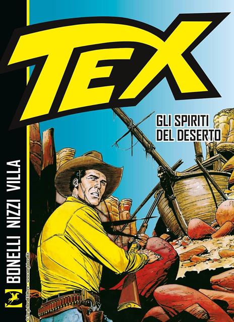 Tex. Gli spiriti del deserto - Gianluigi Bonelli,Claudio Nizzi - copertina