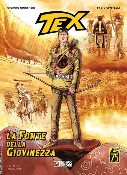 Tex. La fonte della giovinezza - Giorgio Giusfredi - copertina