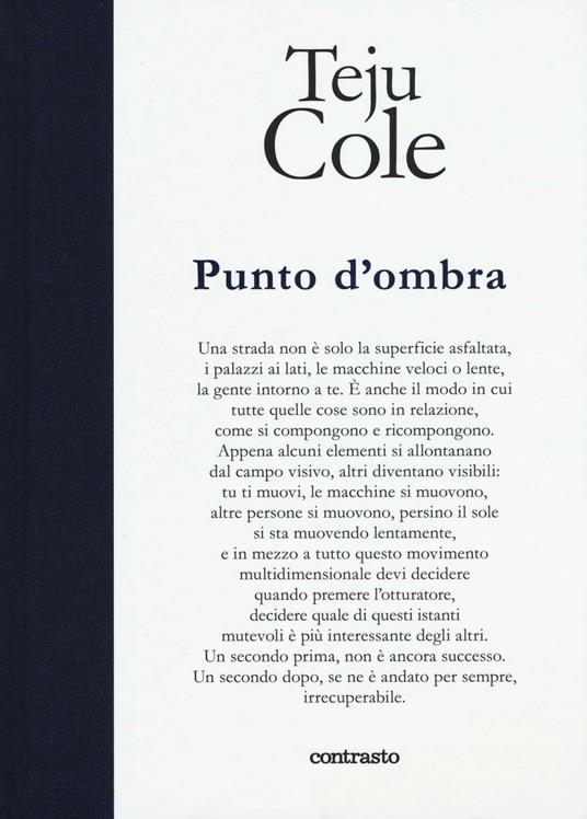 Punto d'ombra. Ediz. illustrata - Teju Cole - copertina