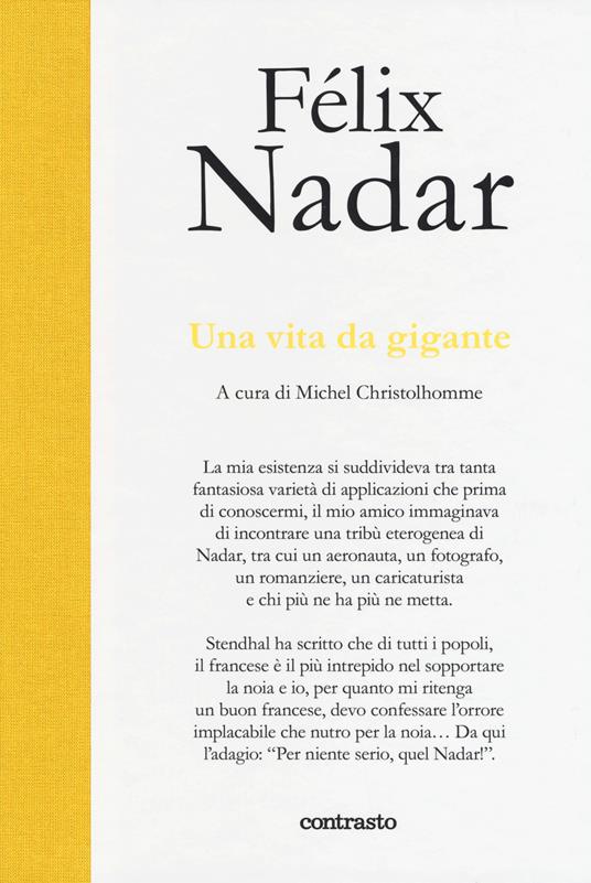 Una vita da gigante. Ediz. illustrata - Félix Nadar - copertina