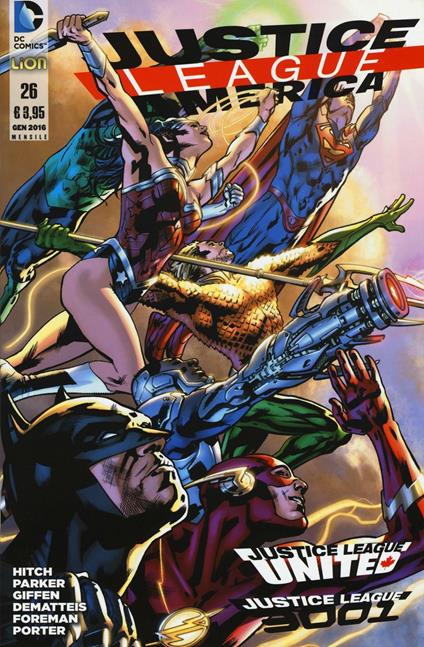 Justice League America. Vol. 26 - Bryan Hitch,Jeff Parker - copertina