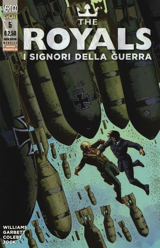 The Royals. I signori della guerra. Vol. 5 - Rob Williams,Lee Garbett - copertina