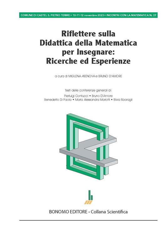 Riflettere sulla didattica della matematica per insegnare: ricerche ed esperienze - copertina