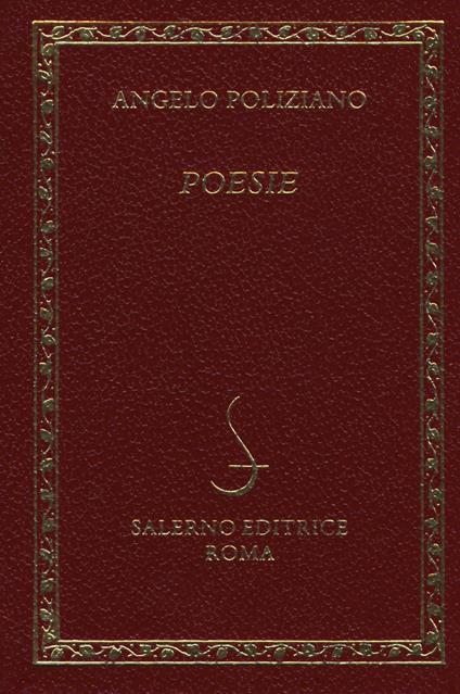 Poesie - Angelo Poliziano - copertina