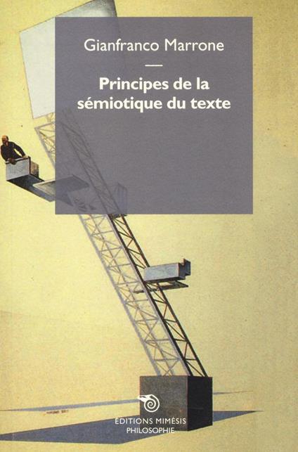 Principes de la semiotique du texte - Gianfranco Marrone - copertina