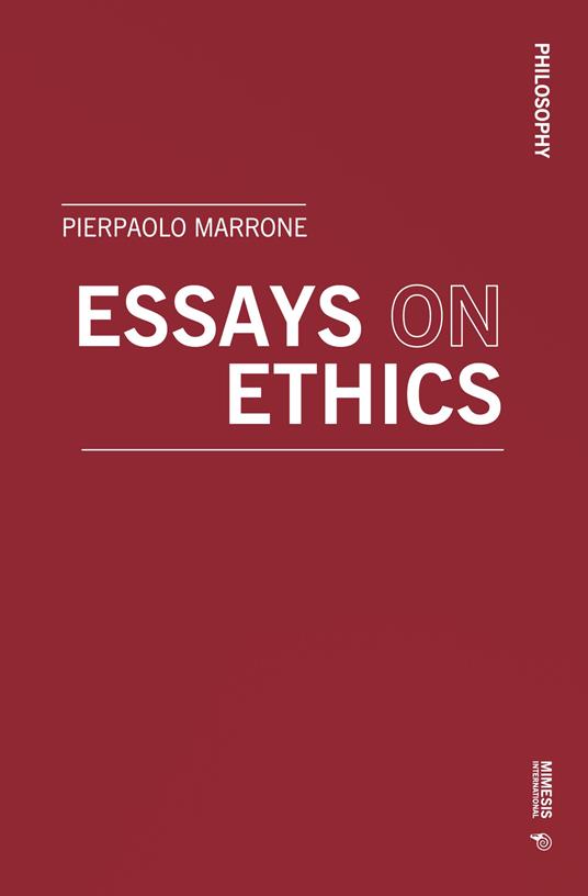 Essays on ethics - Pierpaolo Marrone - copertina