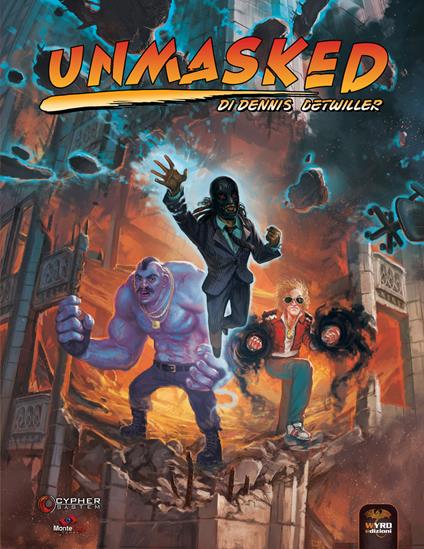 Cypher System: Unmasked - copertina