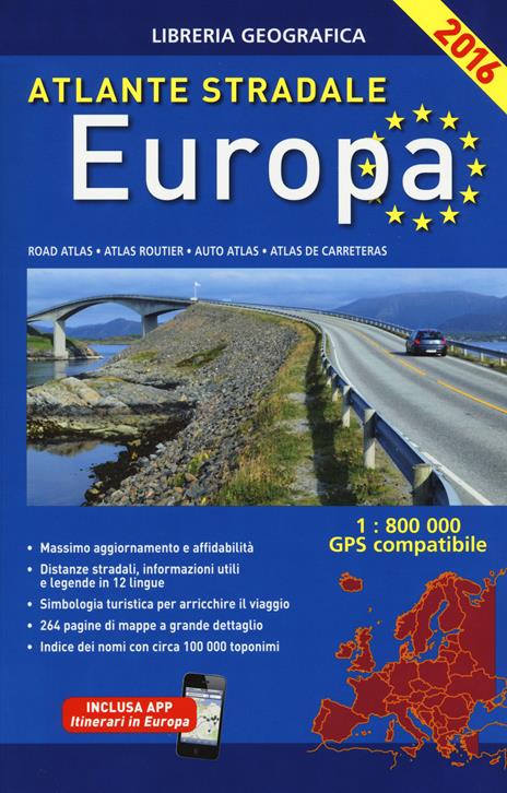 Europa. Carta geografica amministrativa stradale - - Libro