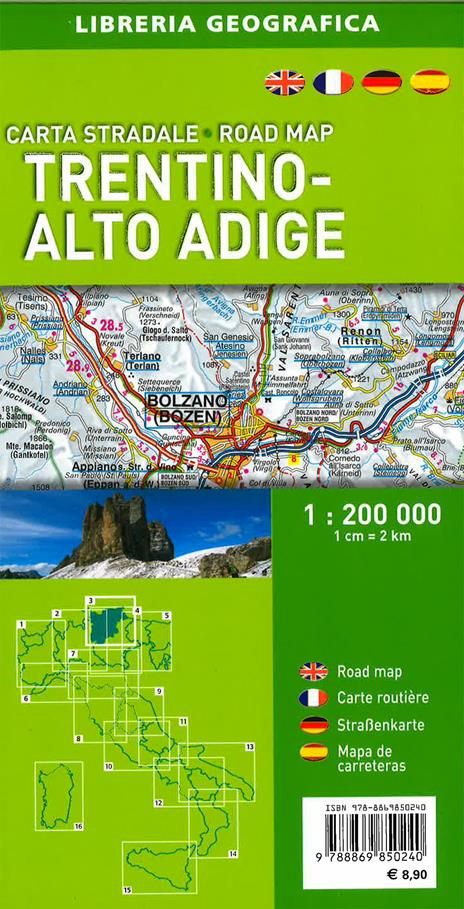 Trentino Alto Adige 1:200.000 - 2
