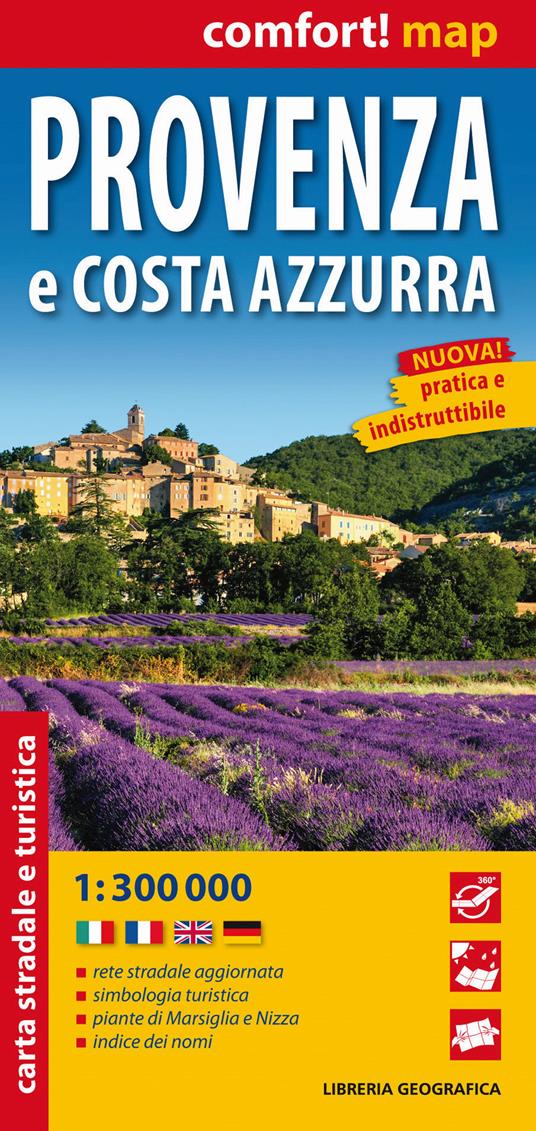 Provenza Costa Azzurra 1:300.000 - copertina