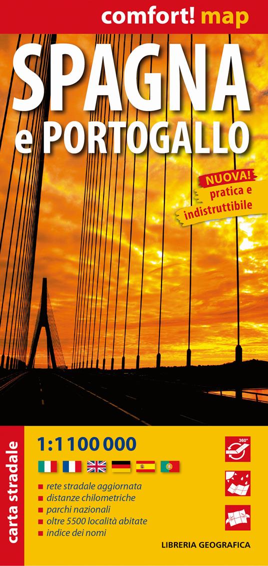 Spagna-Portogallo 1:1.100.000 - copertina