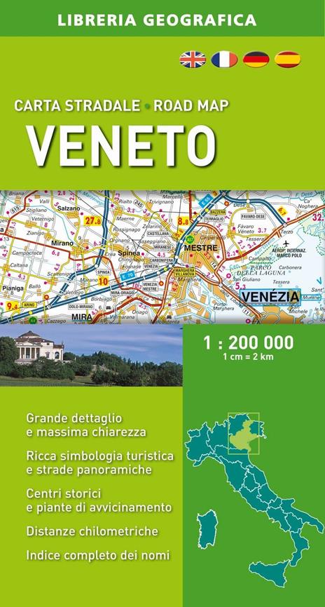 Veneto 1:200.000 - copertina