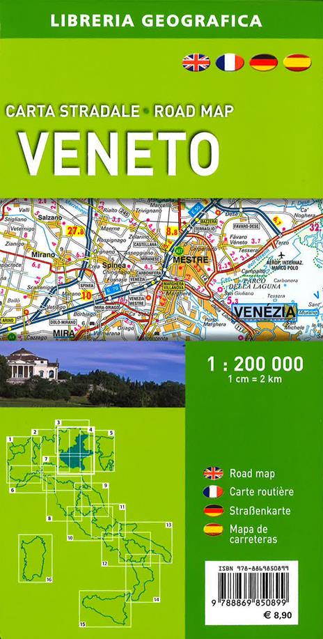 Veneto 1:200.000 - 2