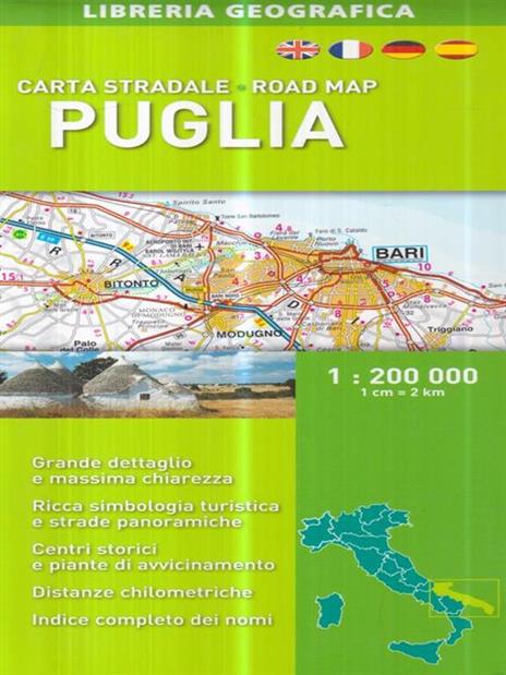 Puglia 1:200.000 - copertina