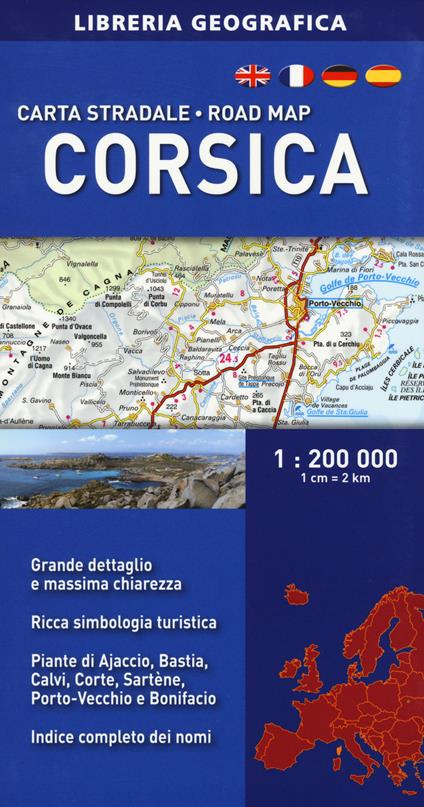 Corsica 1:200.000 - copertina