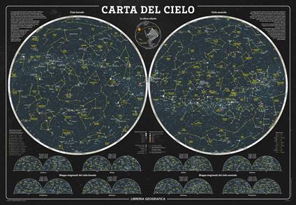 Carta del cielo. Geoposter. Ediz. a colori - copertina