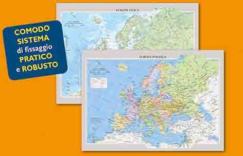 Europa fisica e politica - Libro - Libreria Geografica 