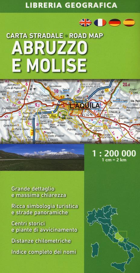 Abruzzo e Molise 1:200.000 - copertina