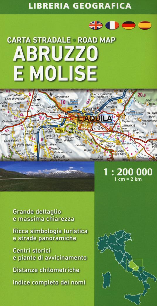 Abruzzo e Molise 1:200.000 - copertina