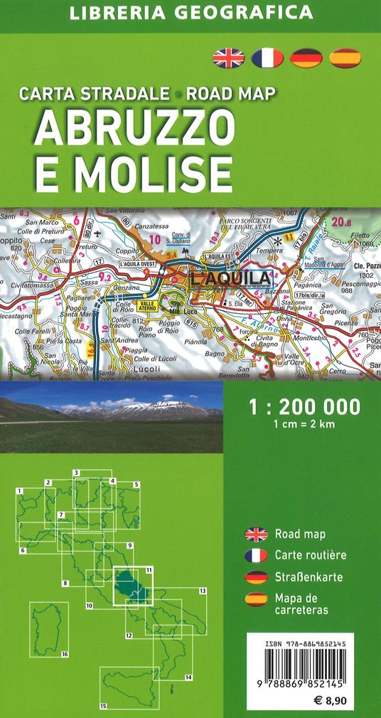 Abruzzo e Molise 1:200.000 - 2