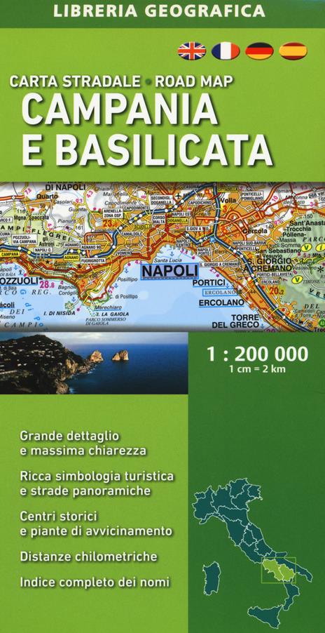 Campania e Basilicata 1:200.000 - copertina