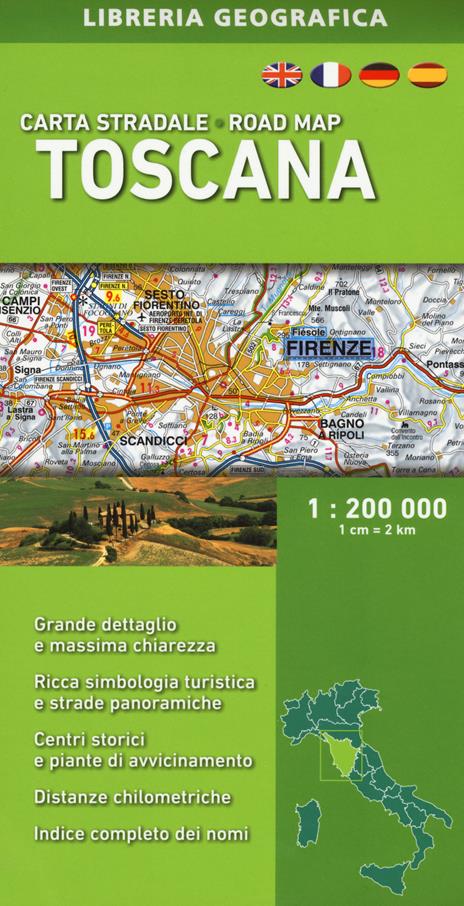 Toscana 1:200.000 - copertina