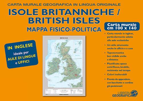 British Isles. Carta murale geografica. Scala 1 : 1 000 000 - copertina