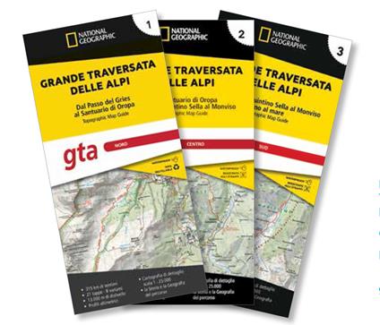 Grande traversata delle Alpi 1:25.000. Nord, Centro e Sud - copertina