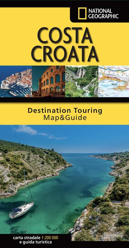 Costa croata. Carta stradale 1:200.000 e guida turistica - copertina