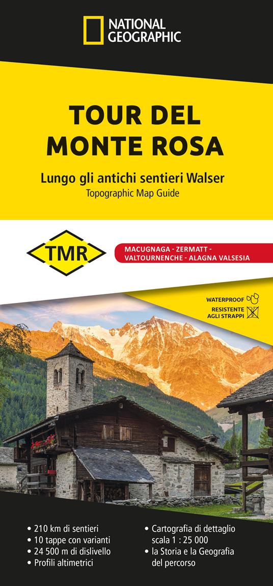 Tour del Monte Rosa. Lungo gli antichi sentieri Walser. Macugnaga, Zermatt, Valtournenche, Alagna Valsesia - copertina