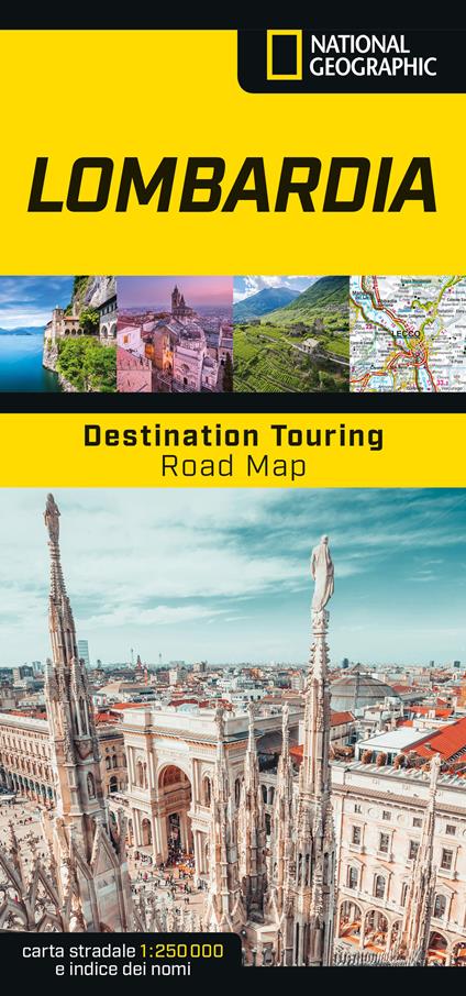 Lombardia. Road Map. Destination Touring 1:250.000 - copertina