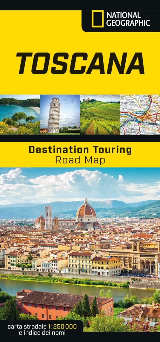 Toscana. Road Map. Destination Touring 1:250.000 - copertina