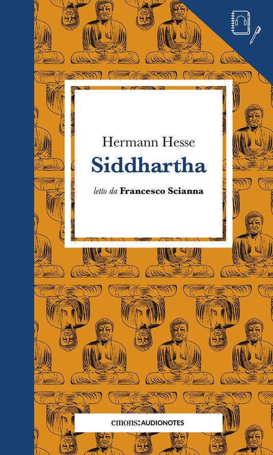 Siddhartha letto da Francesco Scianna. Quaderno. Con audiolibro - Hermann Hesse - copertina