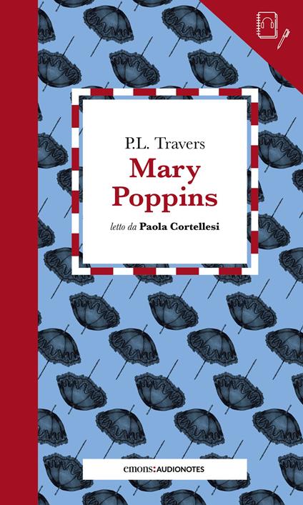 Mary Poppins letto da Paola Cortellesi. Con audiolibro - P. L. Travers - copertina