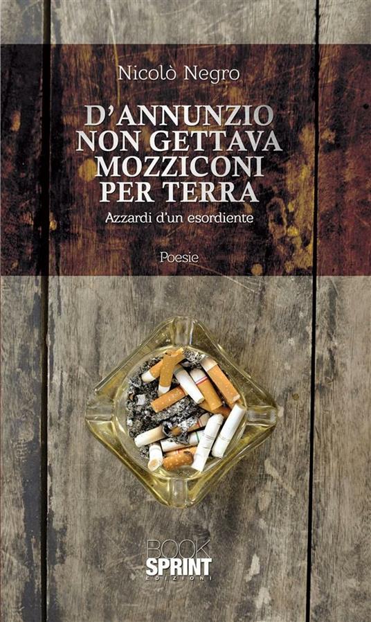 D'Annunzio non gettava mozziconi per terra. Azzardi di un esordiente - Nicolò Negro - ebook