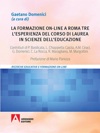 La formazione on-line a Roma Tre. L'esperienza del corso di laurea in Scienze dell'Educazione - copertina