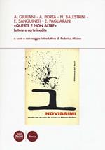 «Queste e non altre». Lettere e carte inedite